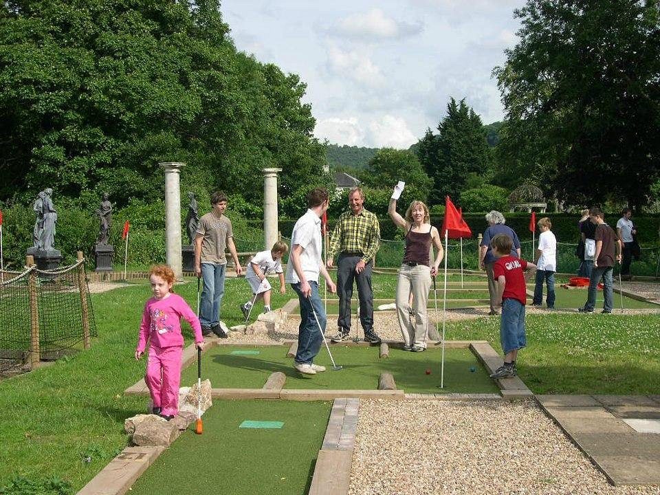 Adventure golf at Symonds Yat