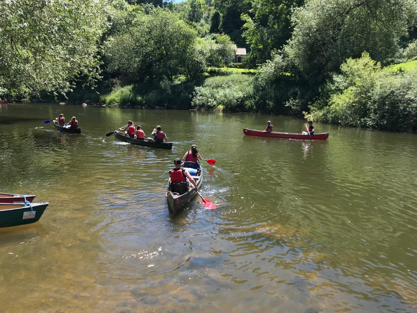 Kayaking and canoeing on the River Wye